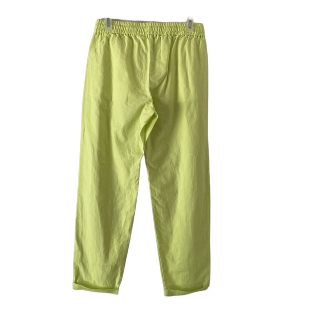 J. CREW Linen-Cotton Blend Drawstring Pant Size 8 - Picture 4 of 14